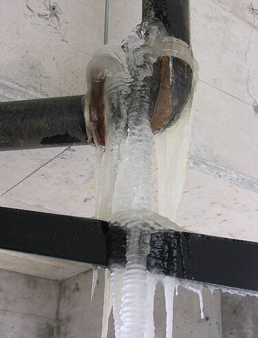 This Weather Can Cost You; Frozen Pipes